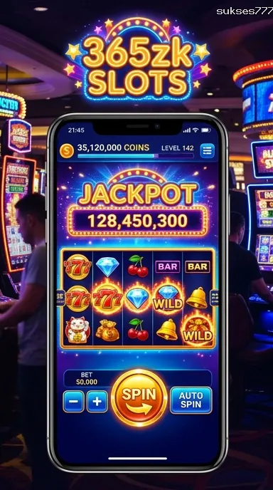 Cuplikan layar menu unduhan sukses777 untuk perangkat Android
